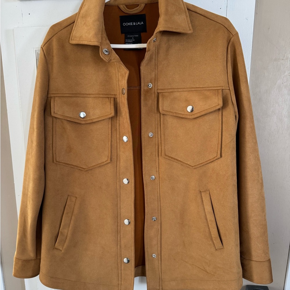 Women’s Suede Shirt Jacket